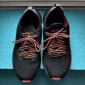KURU Black and Orange Athletic Shoes